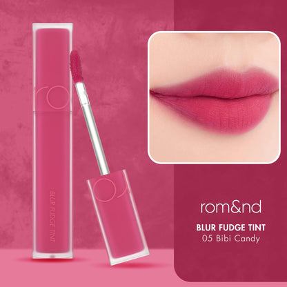 rom&nd OVEEER Shade Series Blur Fudge Tint | Silky Matte Lipstick for Velvety Smooth Lips | Long-Lasting Stain, Wrinkle Blurring, Moisturizing Formula | 16 Burnt Orange | Lip Stain Long Lasting Waterproof | Buildable Matte Blurred Finish | Hydrating Lip S