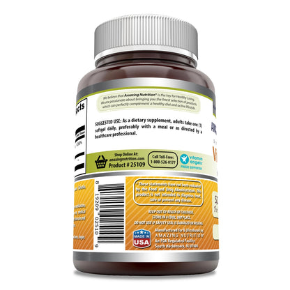 Amazing Formulas Vitamin D3 in Olive Oil 5000 IU Supplement | Softgels | Non-GMO | Gluten-Free | Made in USA (1 Pack | 360 Count)