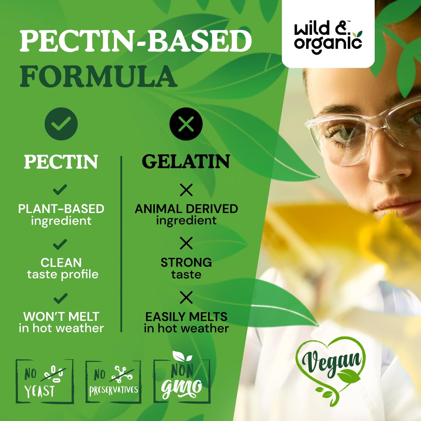 Wild & Organic Liver Support Gummies - Milk Thistle, Dandelion Root Extract for Liver Cleanse Detox - 60 Silymarin Milk Thistle Gummies