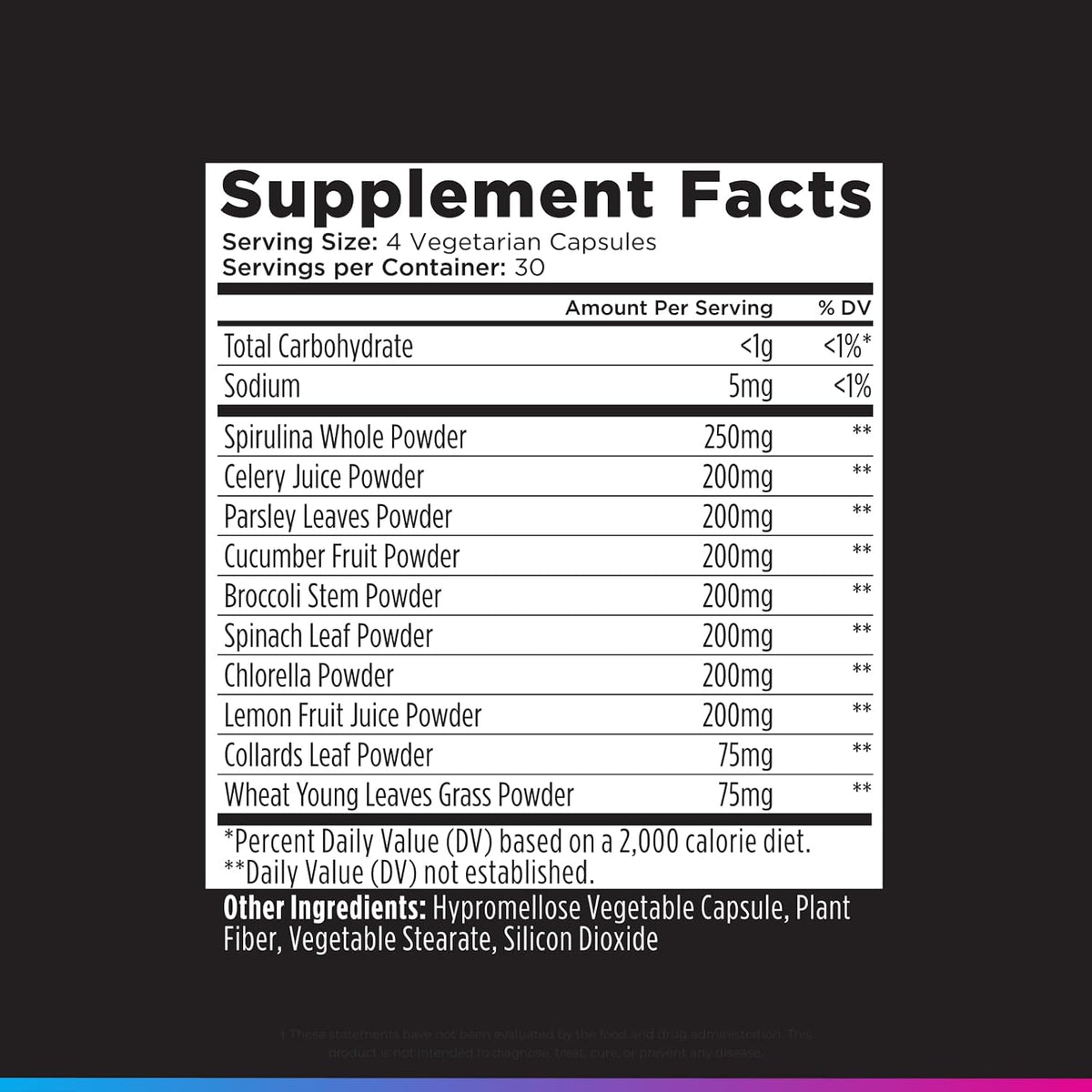 Livingood Daily Greens Capsules, Super Greens Supplement with Spirulina, Chlorella, Broccoli, Spinach, Celery, Lemon & More, Plant Based for Digestion & Gut Health, Non GMO, Vegetarian, 120 Ct