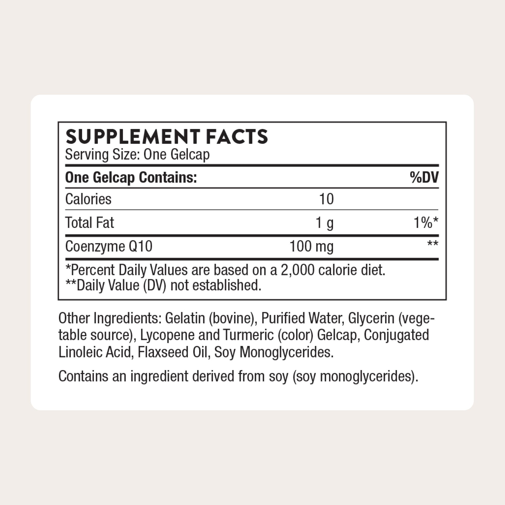 THORNE - CoQ10 - 100mg Optimally Absorbed Ubiquinone Supplement - Supports Heart Health, Brain Function, Cellular Energy Production & Healthy Aging* - Third-Party Certified - Gluten-Free - 60 Softgels THORNE buy supplements Au