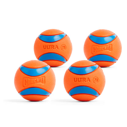 Chuckit! Ultra Ball Dog Toy, Durable Rubber, Medium 2.5-in, 2 Pack | Made from Durable Rubber with an Extra-Thick Core, This Bouncy Fetch Ball Floats in Water for Lasting Games of Fetch