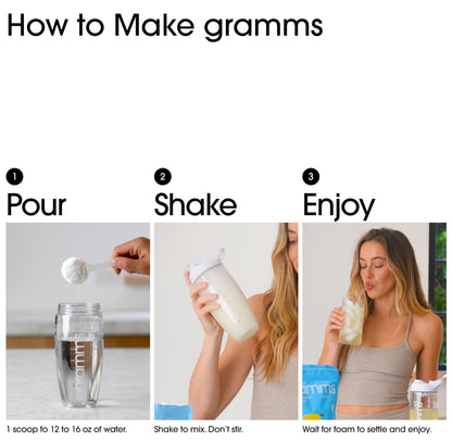 GRAMMS Clear Protein Powder 20G Protein for Women & Men | Lactose Free, Grass-Fed Whey Isolate, Gluten Free, Zero Sugar, Gut Friendly, Non-Bloating