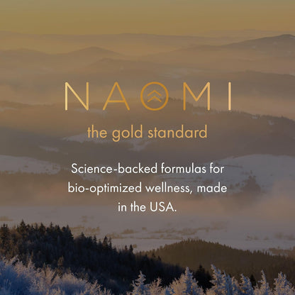 NAOMI Mighty Mg - Magnesium Glycinate & Malate Blend 360mg - Supports Restful Sleep, Muscle Relaxation, Energy & Mood - Gentle on Stomach, No Laxative Effect, Non-GMO, Vegan, 30-Day Supply