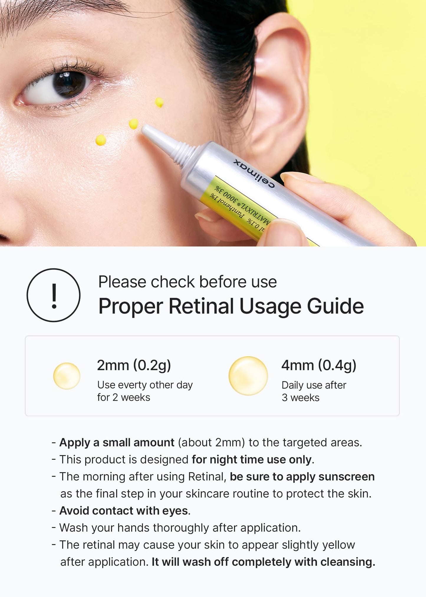celimax The Vita A Retinal Shot Tightening Booster (Duo Set 15mlx2) | 0.1% Retinal, 3% Matryxyl, High-Strength Retinoid for Anti-Aging, Pore Minimizer