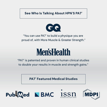 HPN PA(7) Phosphatidic Acid for Muscle & Strength, 96 Tablets | Mediator phosphatidic acid with L-leucine supports protein synthesis, lean muscle and strength from training; 96 Tablets.