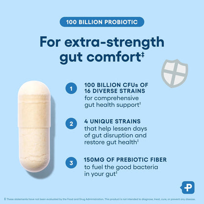 Physician's CHOICE 100 Billion + Digestive Enzyme 60ct Bundle - Advanced Gut Health Support