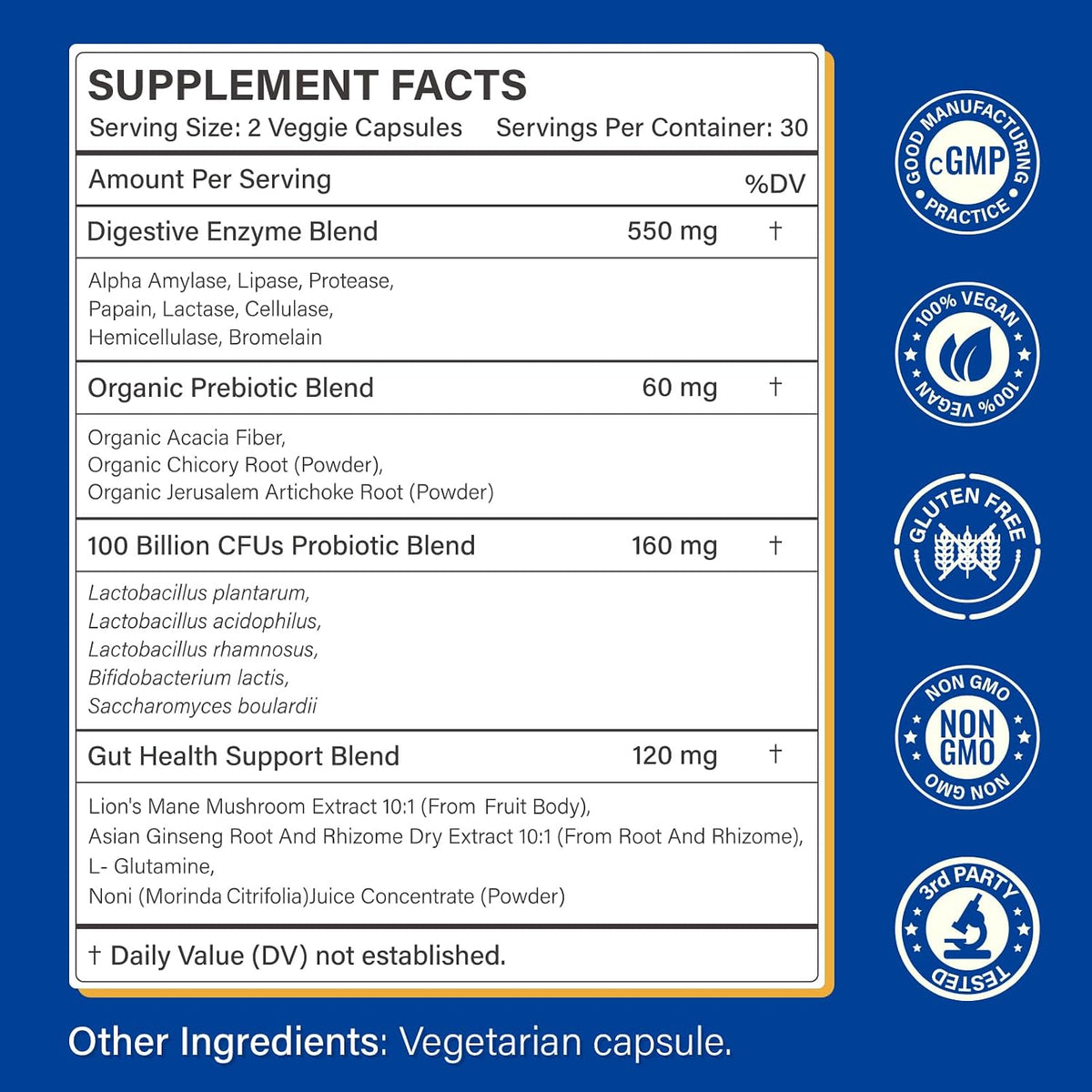 12 PPM Molecular Hydrogen Tablets & Digestive Enzymes with Probiotics and Prebiotics | Daily Wellness & Digestive Routine | 2 Items