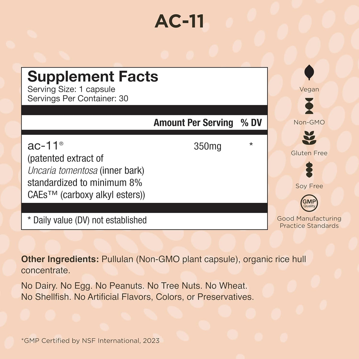 Healthycell Telomere Length + AC-11 | Anti-Aging & DNA Repair Supplement | Telomere Length + AC-11 DNA Repair Supplements - Advanced Anti-Aging & Cellular Health Support for Longevity