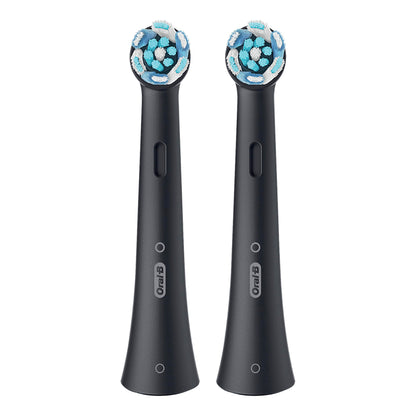 Oral-B iO Series Ultimate Clean Electric Toothbrush Replacement Brush Heads for an Oral-B Electric Toothbrush, 2 Count, Black