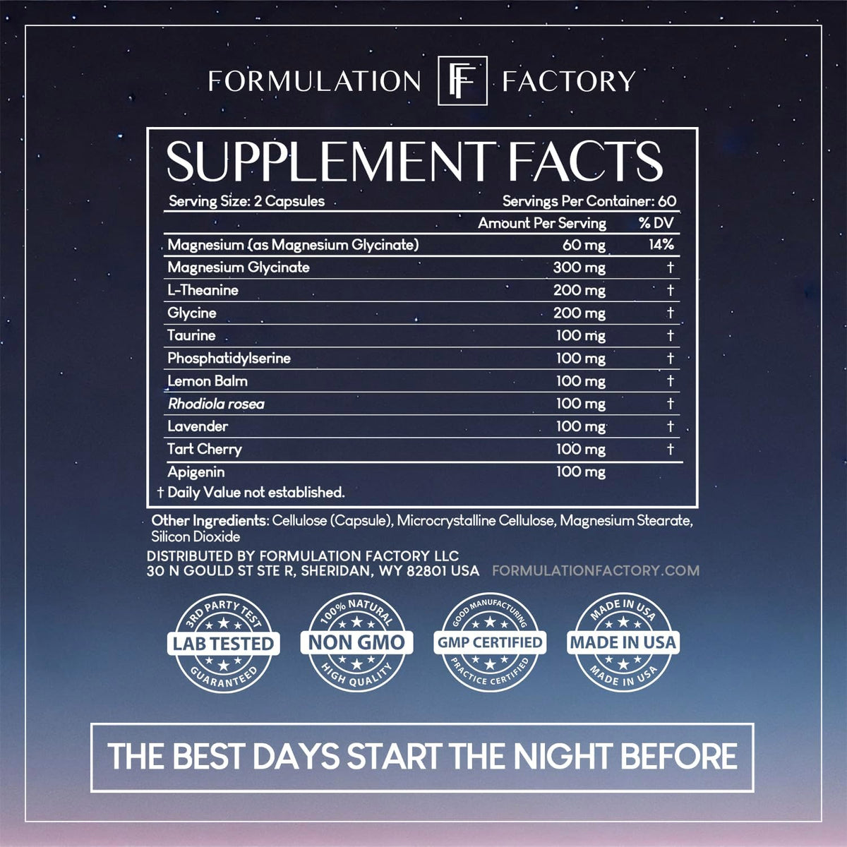 Formulation Factory Melt Mode x The Night Before (Bundle)