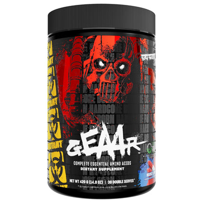 Mutant GEAAR, 10g EAAs + Arginine, Electrolytes, Fruit Punch, 14.8 oz