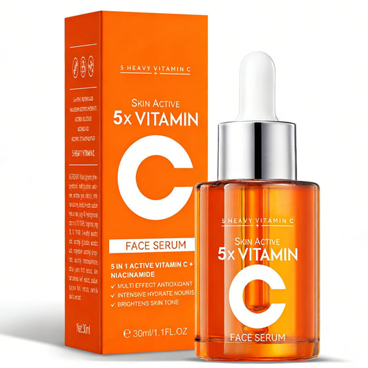 Vitamin C Face Serum with Hyaluronic Acid Niacinamide and Aloe Vera For All Skin Types Anti-Aging & Hydrating Serum Helps Reduce