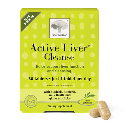 NEW NORDIC Active Liver Cleanse 30 Day Supply, Cleansing Support, 30 Tablets (Pack of 1)