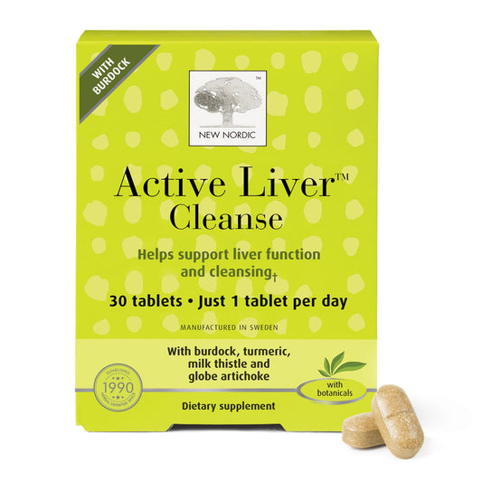 NEW NORDIC Active Liver Cleanse 30 Day Supply, Cleansing Support, 30 Tablets (Pack of 1)