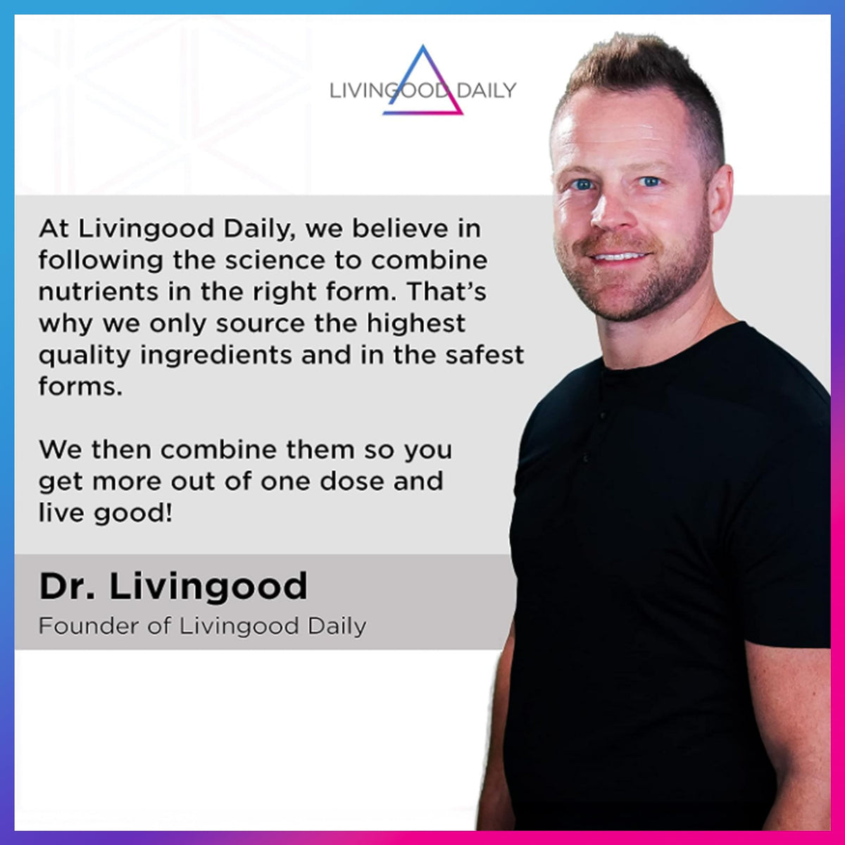 Livingood Daily Immune Support Supplement, 4-in-1 Formula with Oregano Oil, Monolaurin, L Lysine & Quercetin, Gut & Digestive Health, Gluten Free, Vegan, Non GMO, Allergen Free, 120 Capsules