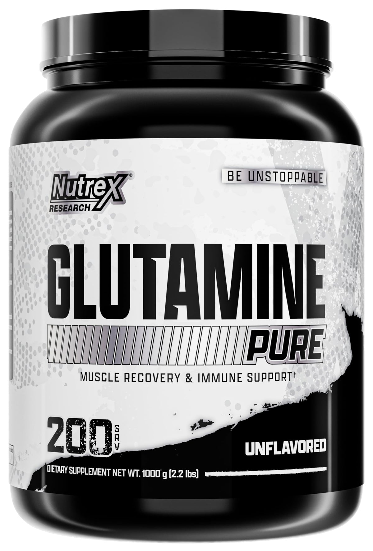 Nutrex Research L-Glutamine Powder - 200 Servings - Pure Unflavored, Non-GMO & Gluten Free