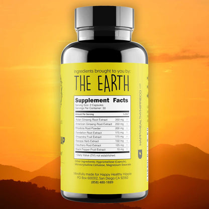 Happy Healthy Hippie Joy-Filled with Saffron Mood Support Supplement & A Little Pick Me Up Natural Energy Pills