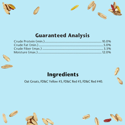 Kaytee Oat Groats Treat Jar for Pet Birds, 11 Ounces | More bird food variety. Crunchy bird treats. Easy to serve, protein source, parakeet treats