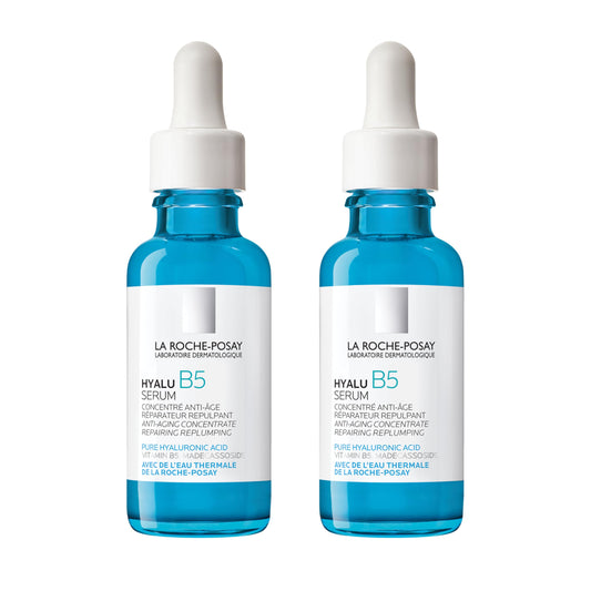 La Roche-Posay Hyalu B5 Suractivated Hyaluronic Acid Serum for Face, Vitamin B5 + Hyaluronic Acid + Glycerin, Hydrating Serum Visibly Plumps Skin,