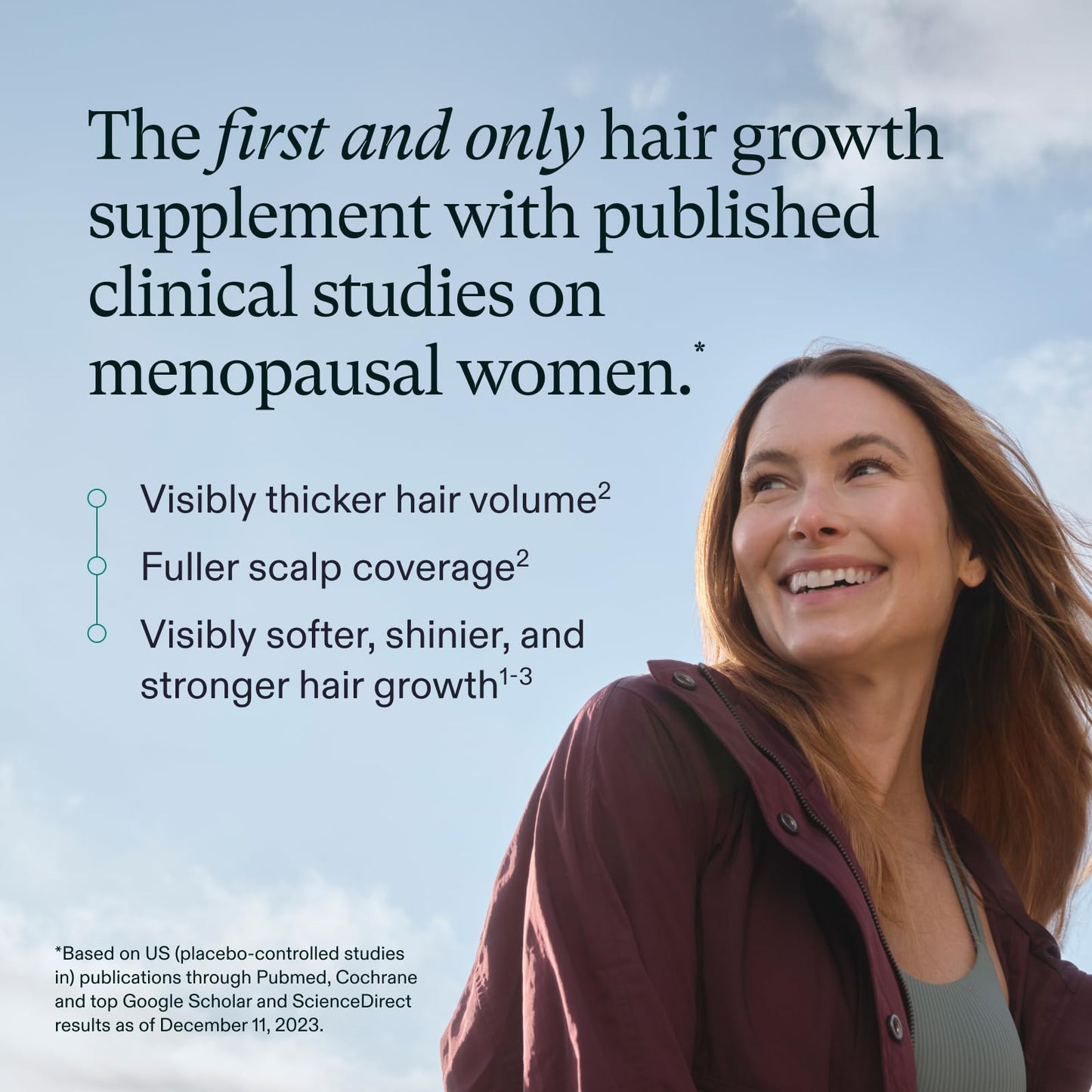 Nutrafol Women's Balance Hair Growth Supplements, Ages 45 and Up, Clinically Tested for Visibly Thicker Hair and Scalp Coverage