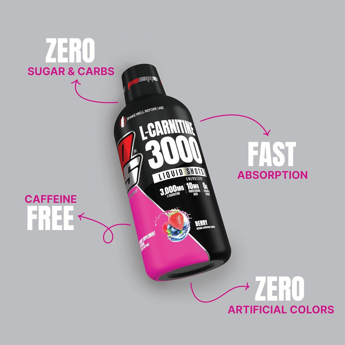 PROSUPPS Thermo Fat Burning Thermogenic Powder Molten Mango and 3000 L-Carnitine Berry - Weight Management and Pre Workout - Energy, Mood, Appetite Control