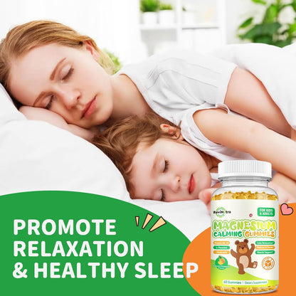 2 Pack Magnesium Gummies for Kids & Adults- Magnesium Glycinate Complex