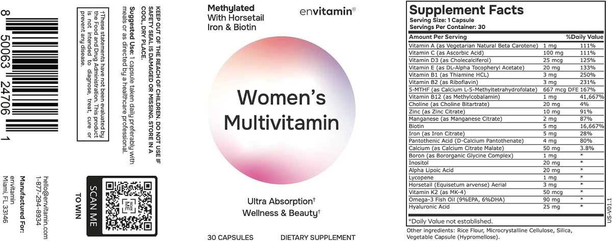 envitamin Women's Multivitamin and Ultimate Multivitamin Bundle (2 Products)