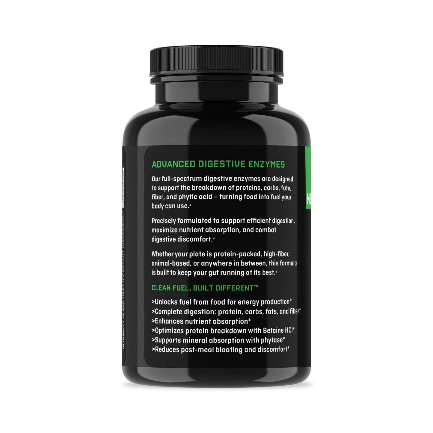 Jocko Fuel Digestive Enzymes - Full Spectrum Support, Nutrient Absorption, Gut Health Support, Digestion Aid - 60 Capsules