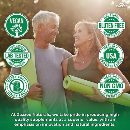 Zazzee USDA Organic Valerian Root 10:1 Extract, 120 Vegan Capsules, 4 Month Supply, Valeriana Officinalis, Relaxation, Calm & Mood Support, All-Natural, Non-GMO, Made in the USA