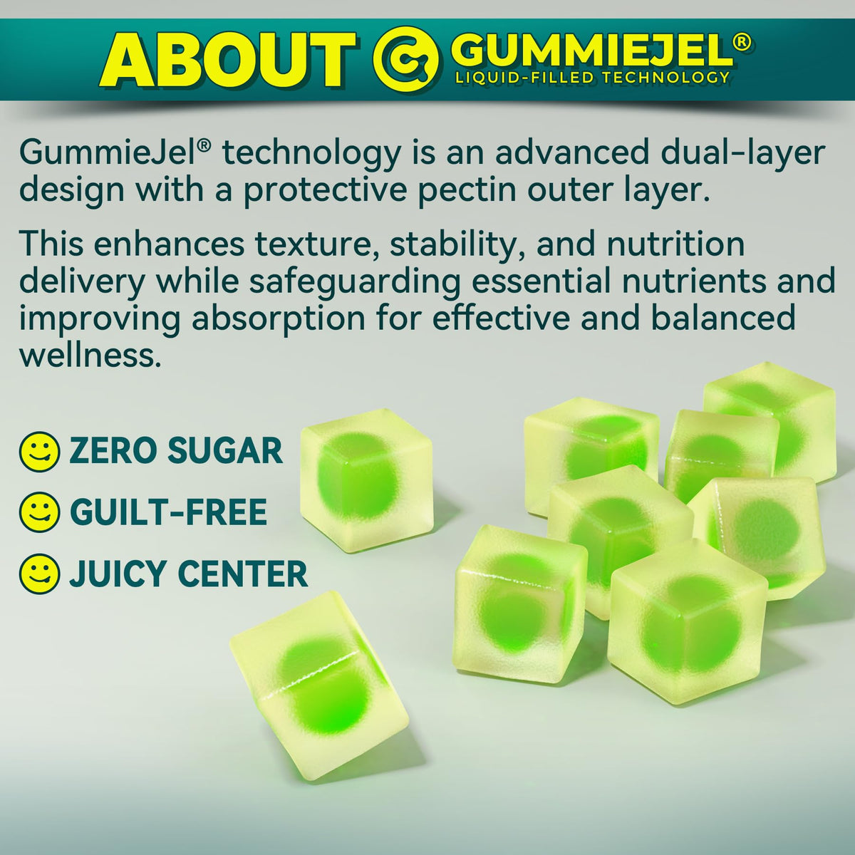 Vegan Omega-3 Gummies for Adults, Fish Oil Alternative from Algae Oil, Plant Based DHA 460mg & EPA 230mg Plus MethylFolate, Vitamin B12, Phosphatidylserine, No Fishy Taste, Vegan, Sugar Free, 60 Cts