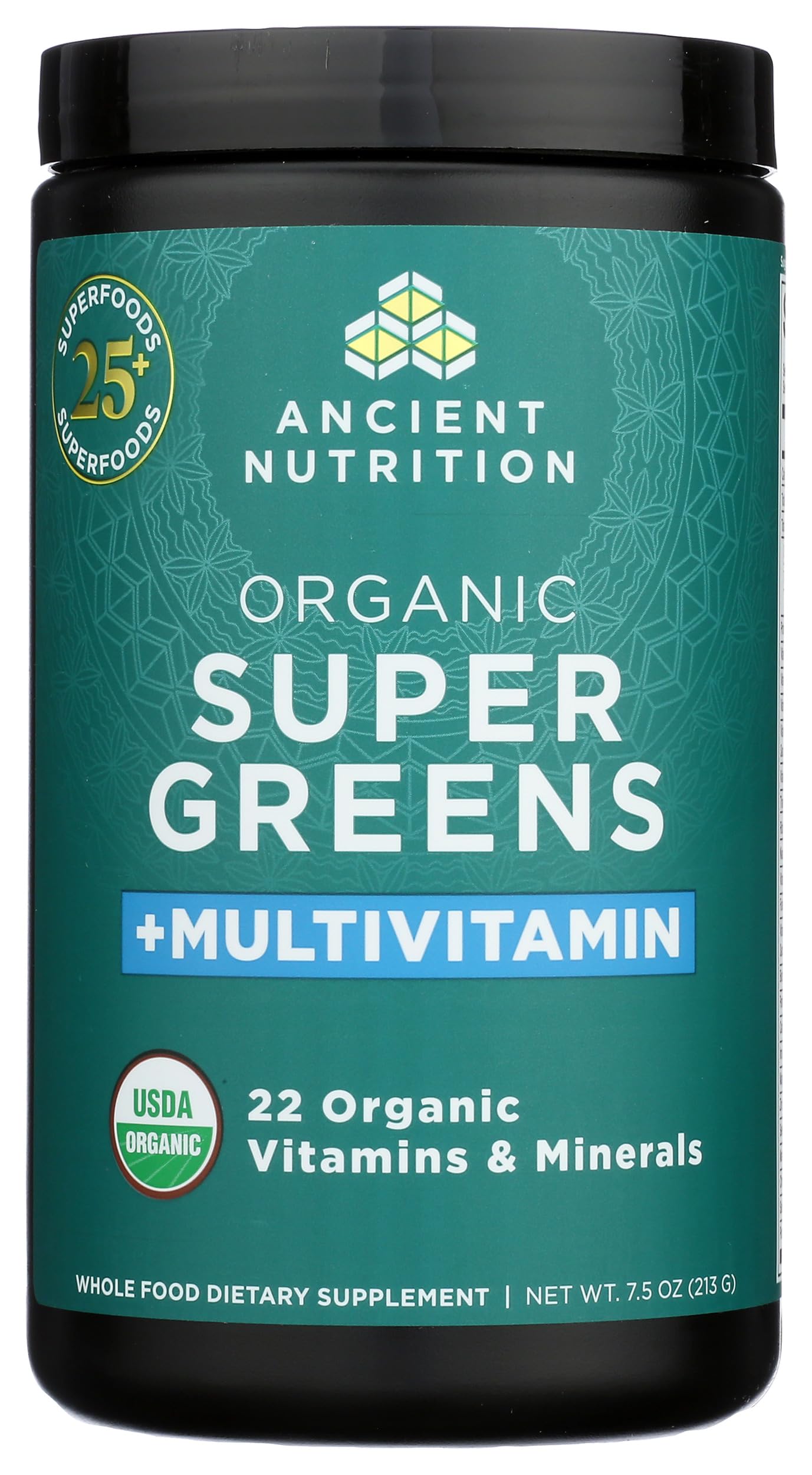 Ancient Nutrition, Vitamin Powder, One Bottle Made from Real Fruits, Vegetables and Herbs, for Digestive and Energy Support, 25 Servings, 7.5oz Ancient NutritionBuy Supplements Australia