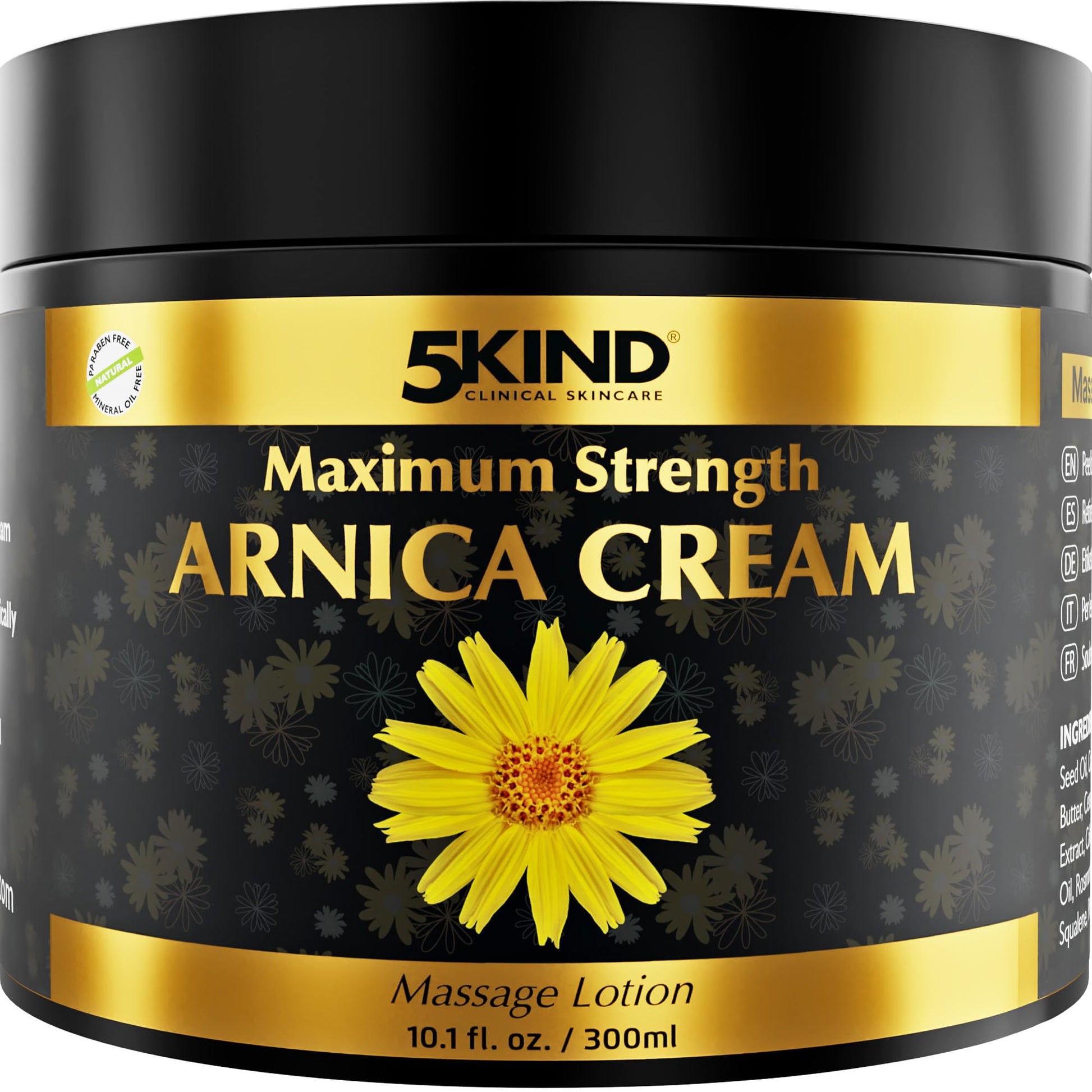 5kind Extra Strong Arnica Cream for Bruising and Swelling 10.1 Fl Oz - Arnica Bruise Cream Extra Strength Fast Healing Thin Skin - High Concentration Arnica Montana Extract for Bruises-Natural Formula 5kind clinical skincareBuy Supplements Australia