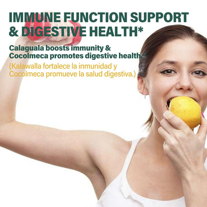 Fuenvegtal Cocolmeca Bark Immunity & Detox Drop, Herbal Extract with Polypodium Leucotomos Sarsaparilla Milk Thistle Supplement Support Detoxification,