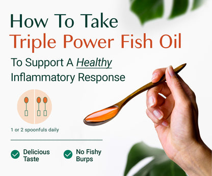 ALGAECAL Triple Power Omega 3 Fish Oil - EPA DHA Omega 3 Supplement 1200mg, Liquid Fish Oil with Turmeric Curcumin & Astaxanthin, Joint Support