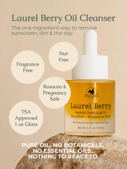 Hearth & Homestead Dewdrop Oil Cleanser - Gentle Makeup Remover, 1oz