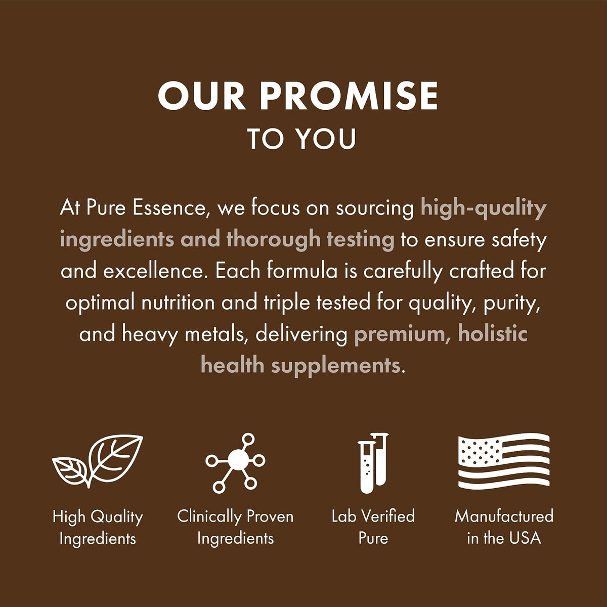 PURE ESSENCE LABS MyPure Lion's Mane 8X - Max Strength Brain Support with 100% Fruiting Body Organic Lion's Mane for Ultimate Cognitive Performance, Focus, and Mental Clarity, 60 Capsules