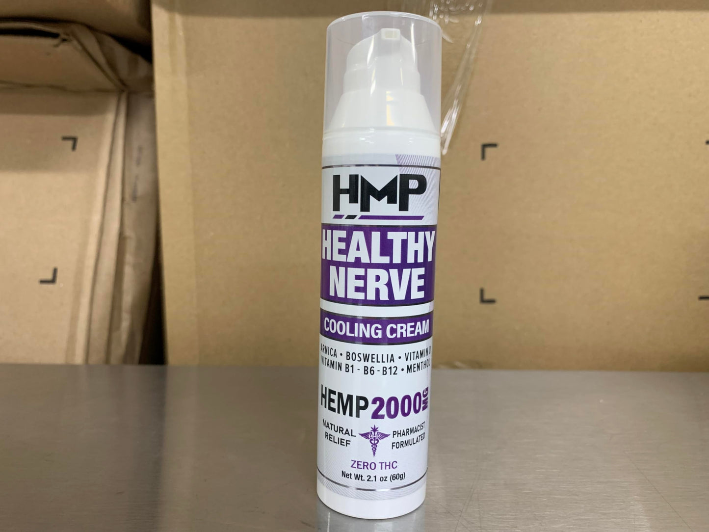 HMP BRANDS Neuropathy Cream Nerve Hemp Cream 2000mg Maximum Strength for Feet, Hands, Legs, Toes, Back. Natural Arnica, Vitamin D3 B1 B6 B12 w Menthol, Made in USA 2.1oz HMP BRANDSBuy Supplements Australia