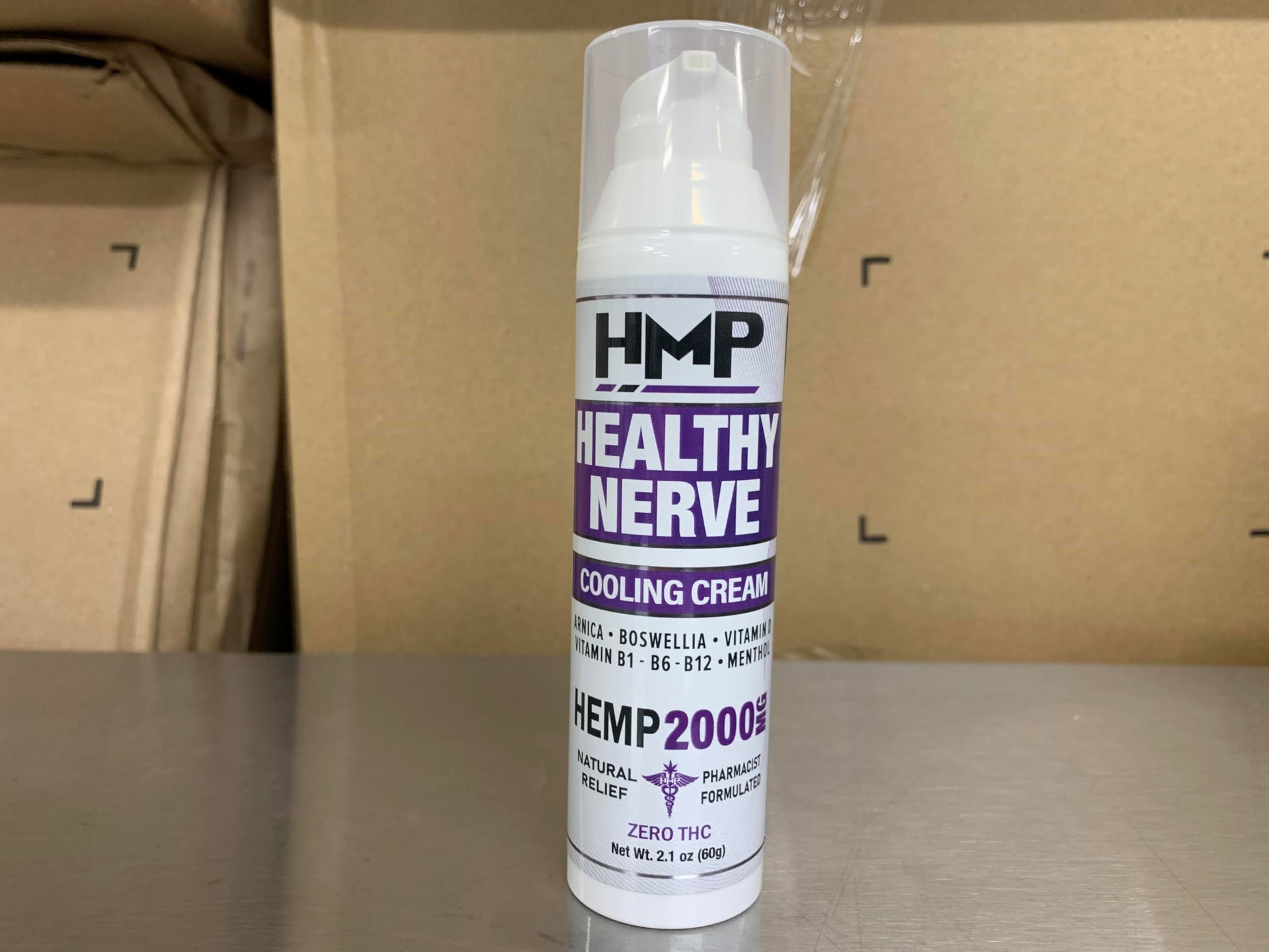 HMP BRANDS Neuropathy Cream Nerve Hemp Cream 2000mg Maximum Strength for Feet, Hands, Legs, Toes, Back. Natural Arnica, Vitamin D3 B1 B6 B12 w Menthol, Made in USA 2.1oz HMP BRANDSBuy Supplements Australia