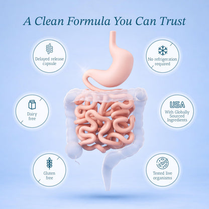 Vitamin Bounty Pro-50 Probiotic 50 Billion CFU - 13 Strain Supplement for Men & Women + Prebiotics - Digestive Health & Gut Support - Lactobacillus & Bifidobacterium - Delayed Release Capsules, 2 Pack