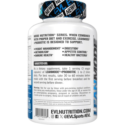 EVL Weight Loss Support Pills - Premium Multipurpose Appetite Metabolism and Fat Loss Support for Men and Women - LeanMode with Green Coffee Bean Extract CLA and Garcinia Cambogia - 50 Servings
