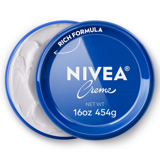 NIVEA Creme Face, Hand and Body Moisturizer Cream, Rich Body Cream for Dry Skin with Provitamin B5