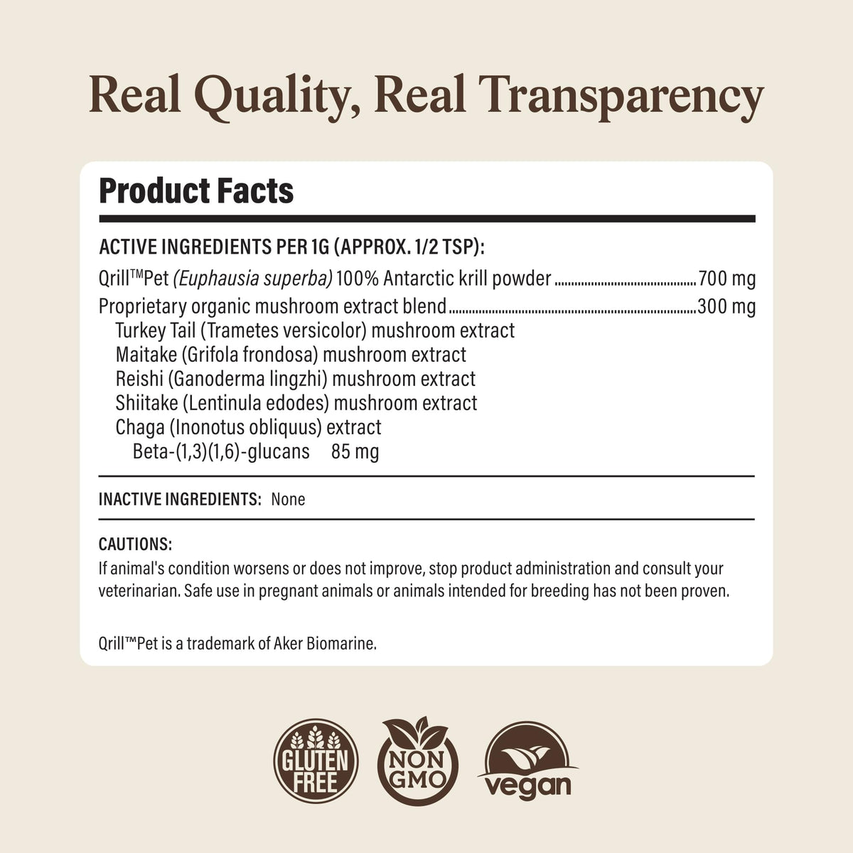 Real Mushrooms Pet Defenders - Dog Immune Support with Reishi, Turkey Tail, Shiitake, Maitake Organic Mushroom Extracts, Chaga - Daily Digestion and Immune Support for Dogs and Cats, 90ct