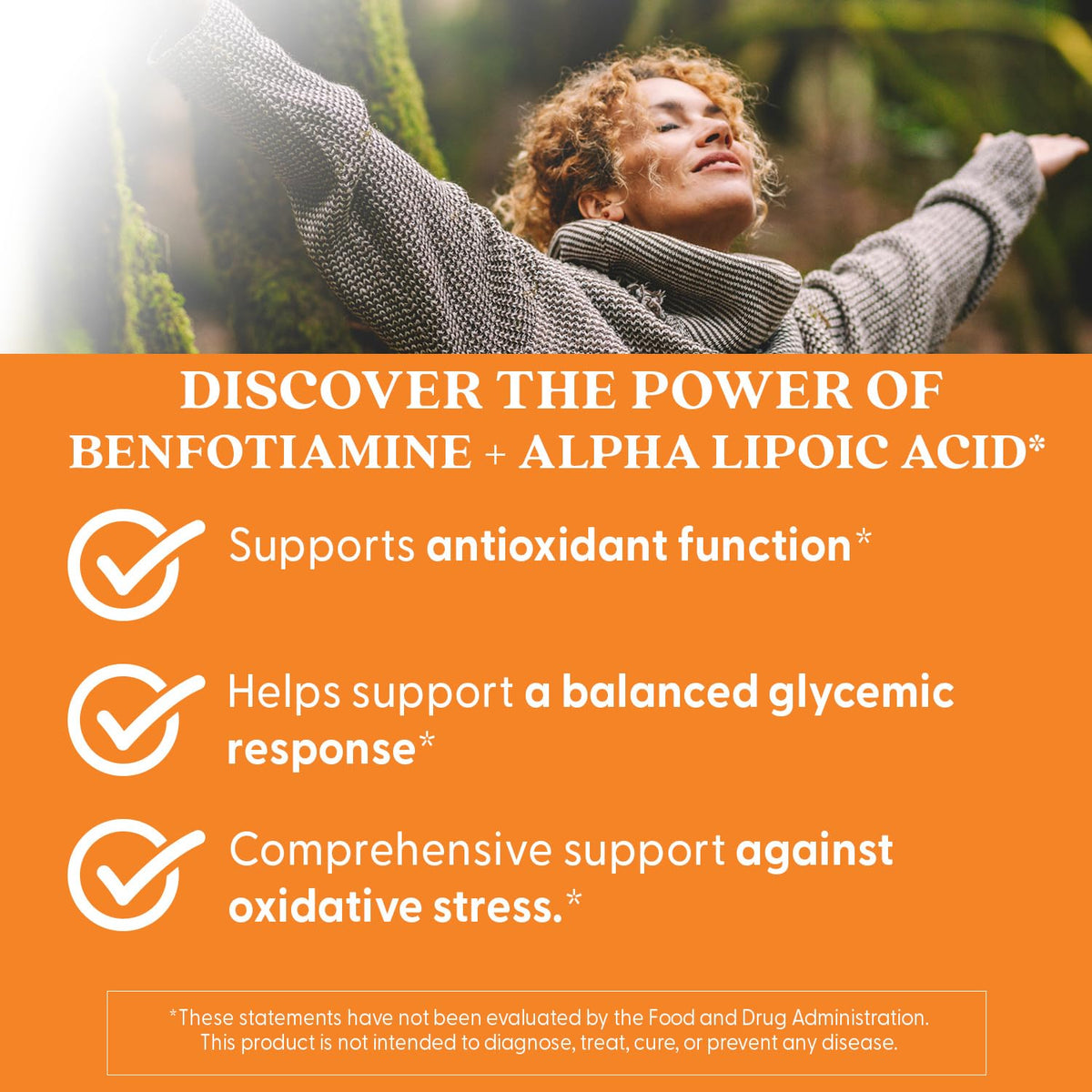 Doctor's Best Benfotiamine + Alpha Lipoic Acid (ALA) Nutritional Supplement - Support for Glycemic Balance & Metabolic Response, Benfotiamine 150 mg & Alpha-Lipoic Acid 300 mg Capsules - 60 Veg Caps