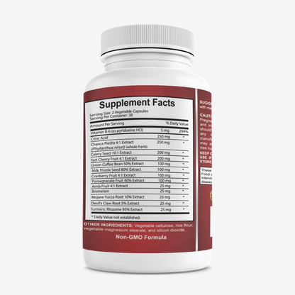 Generic Uric Acid Advanced Formula - URIC Acid Complex - antioxidants Supplements for Women, Water Away, Pomegranate, Tart Cherry, Green Coffee Beans,