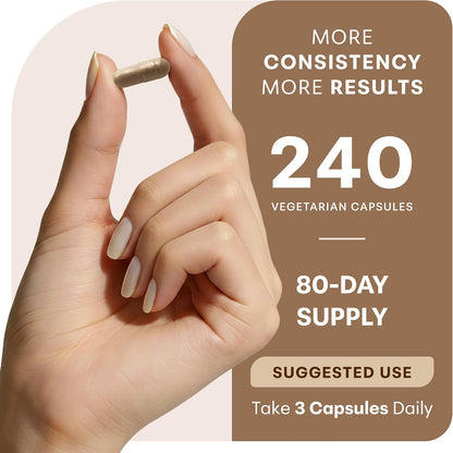 Micro Ingredients Nattokinase 10,000 FU Per Serving, 240 Veggie Capsules | Natural Natto Extract with CoQ10, Turmeric, Aged Garlic & Pine Bark Extract. Non-GMO, Gluten Free.