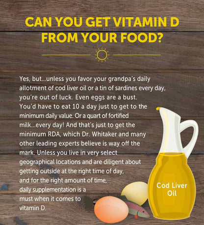 Dr. Whitaker's BeyonD3 - Vitamin D3 Supplement w/Vitamin K2 & Magnesium | Immune Health
