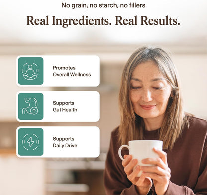Real Mushrooms 5 Defenders Mushroom Complex Powder – Organic Mushrooms Extract from Chaga, Reishi, Turkey Tail, Maitake & Shiitake Mushroom Blend for Wellness Support with Beta Glucans - 100 Servings
