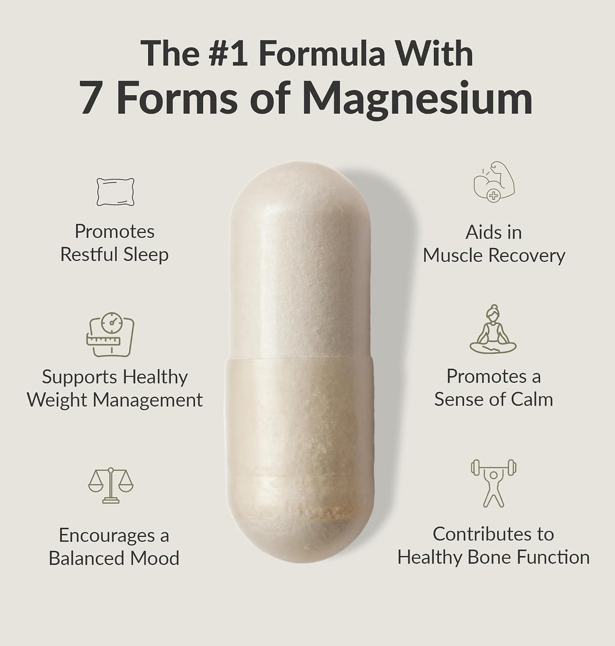 BiOptimizers Magnesium Breakthrough 4.0, (60 Capsules) & Mushroom Breakthrough Powder (Salted Caramel, 15 Servings) - Natural Sleep and Brain Superfood & Supplement Bundle