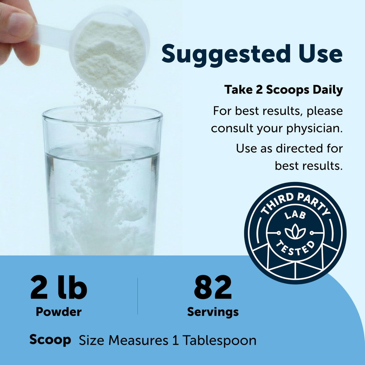 Micro Ingredients Hydrolyzed Collagen Peptides Powder, 1 lb | Type I & III Collagen for Women & Men | Unflavored Bovine Collagen Protein | Easy Dissolve, Paleo, Non-GMO